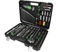KS TOOLS Coffret d'outillage COMPETITION 1/4"+3/8"+1/2", 132 pcs, spécial aut...