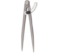 KS Tools Compas droit 3000417, acier à outils, pointu, arceau de réglage 400 mm