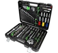 KS TOOLS COMPETITION Jeu de clés à douille 1/4"+3/8"+1/2", 132 pcs, spécial a...