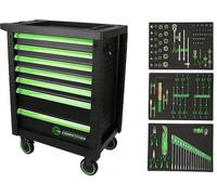 KS TOOLS COMPETITION Servante d'atelier avec 7 tiroirs et 119 outils d'excell...