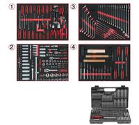 KS TOOLS Composition de 515 outils de qualité pour 4 tiroirs de servante