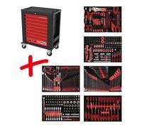 KS Tools Composition pour servante d’atelier Performanceplus P15 avec 399 outils pour 6 tiroirs KS Tools Quantité:1
