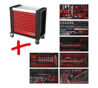 KS Tools Composition pour servante d’atelier Performanceplus P25 avec 510 outils pour 7 tiroirs KS Tools Quantité:1