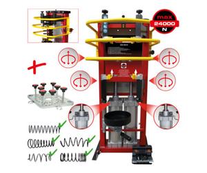 KS Tools Compresseur de ressort de béquille à air comprimé KS Tools avec double cylindre, plaque d'adaptation inclue Quantité:1