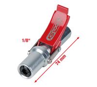 KS Tools - 980.1108 - Coupleur rapide pour pistolet à graisse - 1/8" - jusqu'à une pression de 690 bars