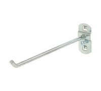 KS Tools Crochet coudé 45° 860.0807 – 200 mm Ø6 mm – Plateau 1,5 mm – Zingué – avec vis de fixation