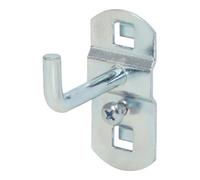 KS Tools 860.0809 - Crochet 90° 35mm Ø6mm - Epaisseur du plateau 1,5 mm - Vis de fixation inclus - Zingué