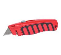 KS TOOLS Cutter Professionnel Universel à Poignée Bi-Matière - 19 mm - L.145 mm