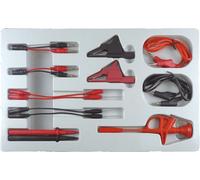KS TOOLS Diagnostic 12/24V Jeu de câbles de contrôle et de mesure 13 pièces - 150.1675