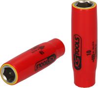 KS TOOLS Douille 1/4" avec isolation de protection, longueur 7 mm - 117.2344