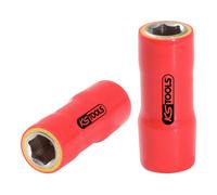 KS Tools Douille 1/4" avec revêtement isolant, 13 mm Quantité:1