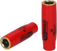 KS TOOLS Douille 1/4" avec revêtement isolant, 7 mm, longue