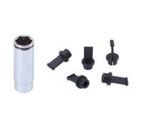 KS Tools Douille pour bougie de préchauffage PSG 500.7345 – 5 capuchons – Chrome Vanadium satiné