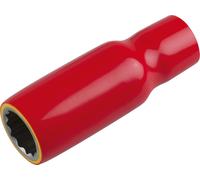 KS TOOLS Douille 3/8" avec revêtement isolant, longue, 15 mm
