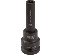KS TOOLS Douille à chocs E-Torx 1", longue, E24