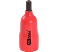 KS TOOLS Douille à embout 1/4" avec isolation protectrice pour vis à six pans creux 6 mm - 117.1418