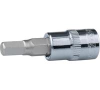KS TOOLS Douille à embout 1/4" CHROMEplus six pans creux 1/4" - 918.1535