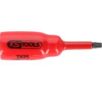 KS TOOLS Douille à embout 3/8" avec isolation de protection pour vis Torx T20 courtes - 117.2456