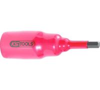 KS TOOLS Douille tournevis 3/8" avec revêtement isolant pour vis à six pans c...