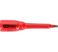 KS TOOLS douille à embout 3/8", isolée, pour vis Torx, T10, longue 117.2462