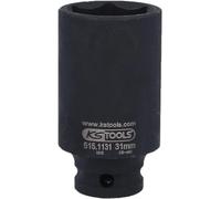 KS TOOLS douille à six pans 1/2", longue, 31mm 515.1131-E