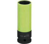 KS TOOLS Douille de force 1/2" en aluminium, robuste, longue 19 mm - 515.1075