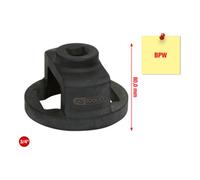 KS Tools Douille ovale pour écrou de moyeu, 80mm, 3/4" KS Tools Quantité:1