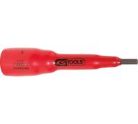 KS TOOLS Douille tournevis 3/8" avec revêtement isolant pour vis à six pans c...
