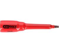 KS TOOLS Douille tournevis 3/8' avec revêtement isolant pour vis Torx, T25, longue ( 117.2465 )