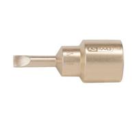 KS Tools 963.1293 - Douille tournevis 1/2" fente 6mm, 60mm - Gamme BRONZEplus - Alliage en Aluminium Bronze - Antidéflagrant