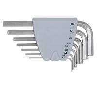 KS TOOLS EDELSTAHLJeu de clés mâles coudées hexagonales, 7 pces 964.0315