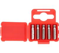 KS TOOLS Embout 1/4" à six pans creux 25 mm tête sphérique 6 mm paquet de 5 - 911.3709