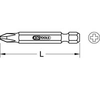 KS TOOLS Embout 1/4" PH 50 mm PH4 - 911.3341