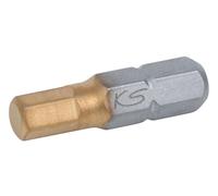 KS TOOLS Embout TIN 1/4" à six pans creux 25 mm 6 mm Pack de 5 - 911.3675