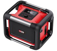 KS Tools Enceinte Bluetooth chantier 80W (2x20W) - Secteur + Batterie 18-20V, FM/DAB+
