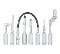 KS Tools Ensemble d'adaptateur de pistolet à graisse 7 pcs 980.1100