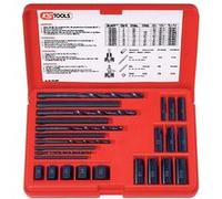 KS Tools Jeu d'extracteurs 150.1305 – 25 pièces M5–M16 pour vis cassées