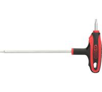 KS Tools ERGOTORQUE+ Clé mâle coudée à poignée en T TX avec alésage, TB25, 151.8124