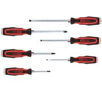 KS TOOLS ERGOTORQUEmaxJeu de tournevis 6pcsFente+PZ