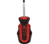 KS TOOLS ERGOTORQUEplus Tournevis pour vis à fente court 4 mm - 159.1121