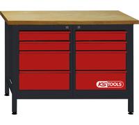 KS TOOLS Etabli avec 8 tiroirs H840xL1.200xP600 mm - 865.0007