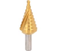 KS TOOLS Forets étagés HSS-TiN extra-courts,Ø 4-20mm, 9 etages