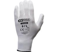 KS Tools Gant maille fine MICRO, blancs, 12 paires 9 Quantité:12