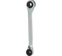 KS TOOLS GEARplus Mini clé à cliquet réversible à embouts 1/4" x 5/16" - 503.4679