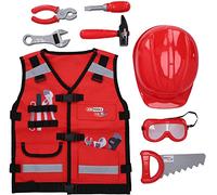 KS TOOLS Gilet à outils pour enfants avec assortiment, 9 pièces 100200