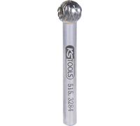 KS Tools HM Fraise sur tige sphérique forme D, 10mm