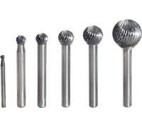KS Tools HM Fraise sur tige sphérique forme D, 6mm