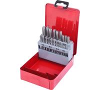 KS TOOLS HSS CO Jeu de tarauds à main M Cassette en tôle d'acier 21pcs.M3-M12 - 336.0631