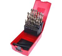 KS TOOLS Coffret de forets HSS-G Co 5, en box PVC, 25 pcs, 1-13mm