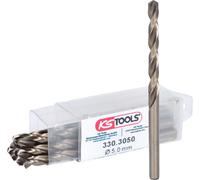 KS TOOLS HSS-G Co 5 Spiralbohrer 5 mm 10er Pack - 330.3050